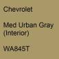 Preview: Chevrolet, Med Urban Gray (Interior), WA845T.